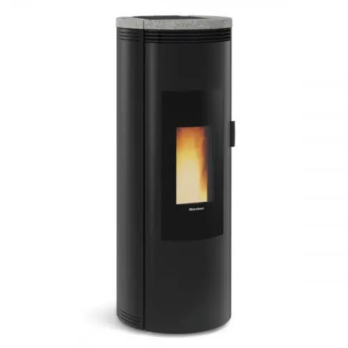 Poêle à granulés Amika acier et pierre – électronique 8 kW – Nordica extraflame Marque