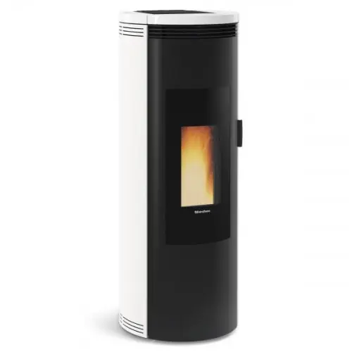 Bon Plan Poêle à granulés Amika blanc - électronique 8 kW - Nordica extraflame