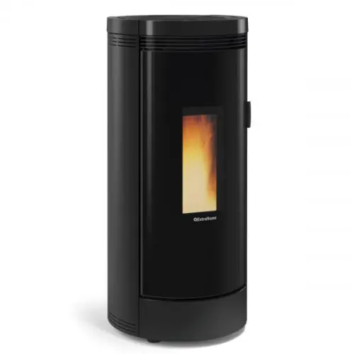 Poêle à granulés Debby CX noir - électronique 9 kW - Nordica extraflame Haute Qualité