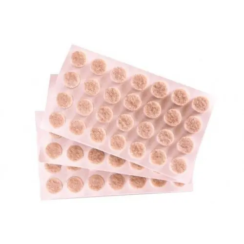 Meilleur Choix MacLean – 84 Pastilles adhésives anti-scratch en feutre Ø 10mm – 84 pièces – Nordlinger