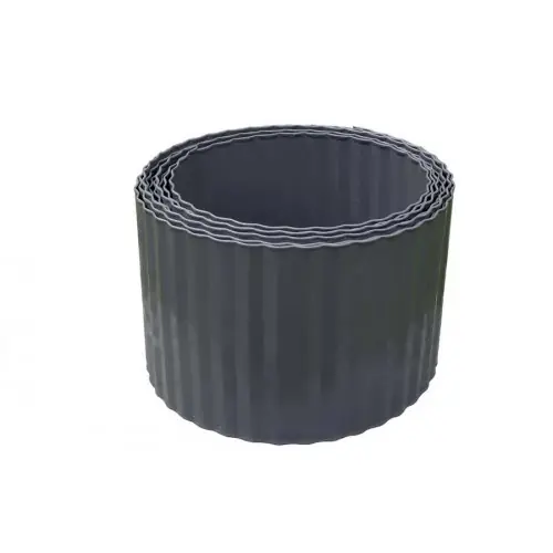 Bordure acier ondulé - 600 x H 14 cm - gris foncé - NORTENE Acheter Direct