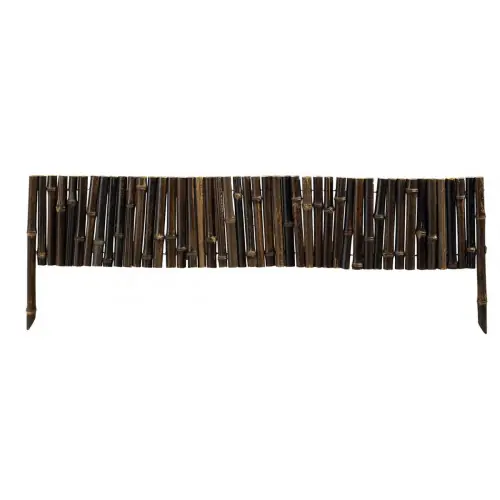 Usine Directe Bordure en bambou « Bamboo Border » – 0,35 x 1 m – Marron – NORTENE