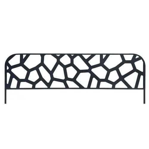 Usine Directe Bordure métal décoratif à planter STONE – 0,40 x 1 m – Ardoise – NORTENE