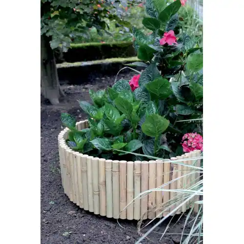 Bordure souple en bambou naturel « Bamboo Roll » – 0,30 x 2 m – NORTENE Offre Exclusive