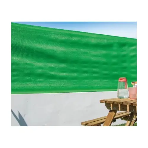 Brise-vue PE tissé vert 1 x 10 m - occultation 95 % - boutonnières - NORTENE Soldes