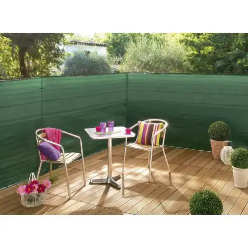 Meilleure Vente Brise vue tissé 100% occultant -Vert - 1,5 x 5 m SUPRATEX - NORTENE