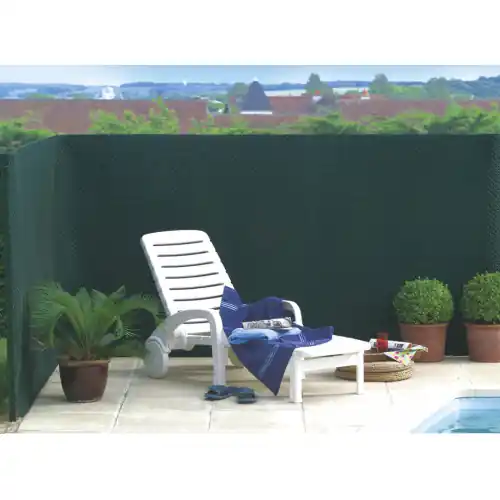 Brise vue vert en maille plastique 100% occultant 1 x 3 m TANDEM - NORTENE Meilleure Vente