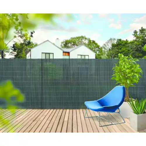 Meilleur Prix Canisse d‘osier synthétique - 1 x 3 m - Gris - NORTENE