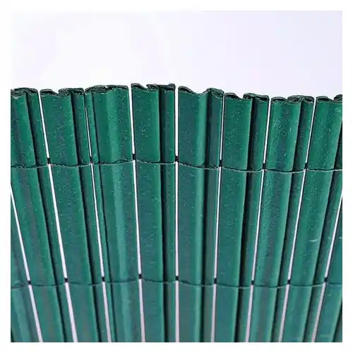 Offre Du Jour Canisse PVC double face verte 1,5 x 3 m - fil PEHD - 30 % recyclé - NORTENE