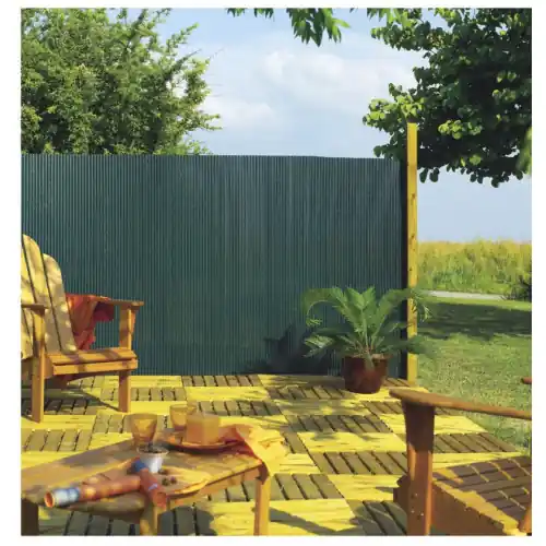 Canisse PVC simple face Vert 85% occultant 1,5x3 m PLASTICANE - NORTENE Commander Maintenant