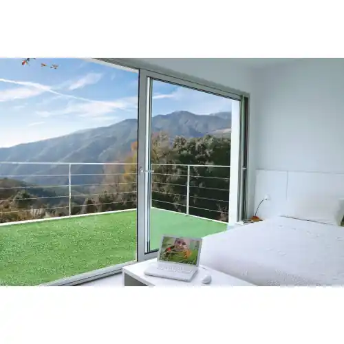 Gazon synthétique 1 x 5 m pour terrasse ou balcon "Lubeck" - 7 mm - NORTENE Réduction