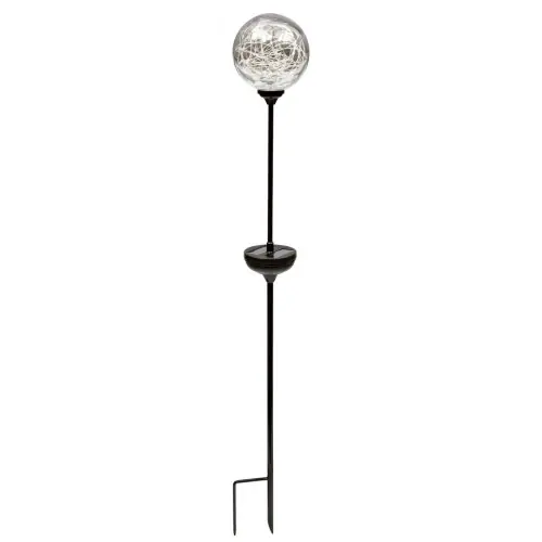 Réduction Globe solaire à planter "Ophea" en verre transparent - NORTENE
