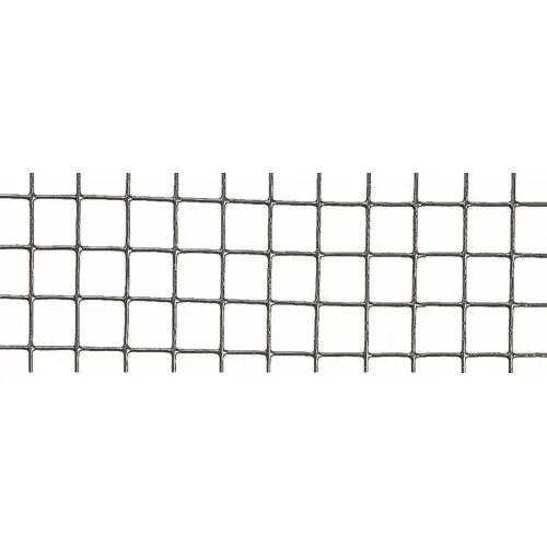 Nouveauté Grillage metal galva carré 1,2cm – 1 x 25 m – Gris – NORTENE