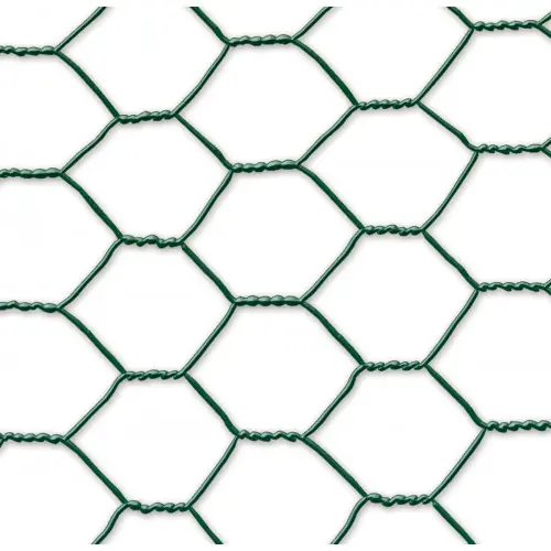 Grillage métal plastifié - 0,50 x 10 m/13 x 0,7 mm "Galvanex Plast 13" - triple torsion -Vert - NORTENE Prix Cassé
