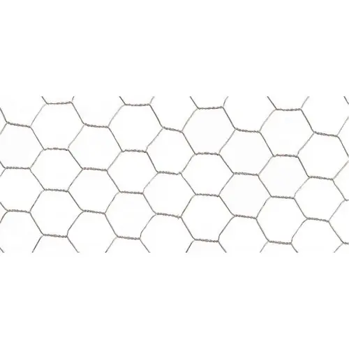 Jusqu'à Épuisement Des Stocks Grillage métalique 1 x 25 m - maille 25 x 0,8 mm - structure hexagonale - triple torsion - NORTENE