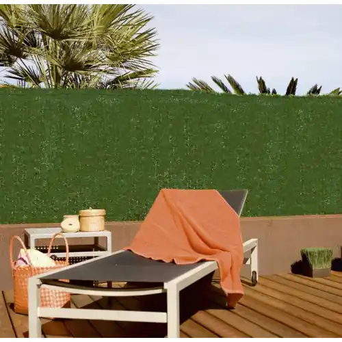 Haie artificielle 85% occultant - PVC vert 1 x 3 m GREENSET - NORTENE Réduction