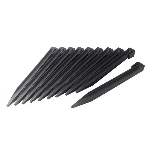 Lot de 10 piquets d‘ancrage Etik Fix vert clair - PP pour bordure ETIK BORDURA - NORTENE Vente Flash