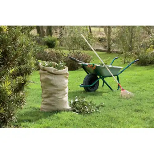 Lot de 3 sacs à déchets verts naturels  » Jutebag » – NORTENE Meilleur Choix