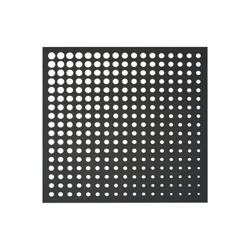 Panneau décoratif Moon anthracite - 1 m carré en résine polypropylène - fixé au mur - NORTENE Pas Cher