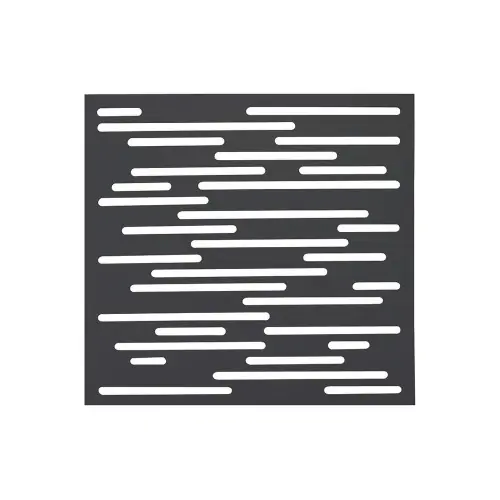 Expédié Aujourd&rsquo;hui Panneau décoratif Nautic anthracite – 1 m carré en résine polypropylène – fixé au mur – NORTENE