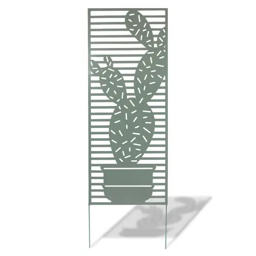 Panneau en métal Deco Panel bleu/vert - 0,60 x 1,50 m - pose murale ou sur sol meuble - NORTENE Produit De Marque