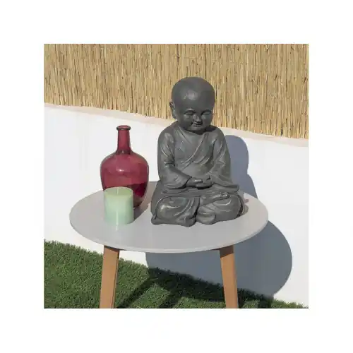 Super Prix Statue de jardin Bouddha Leo 41 cm – argile fibreuse – NORTENE