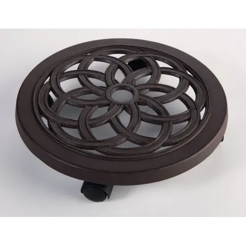Support roulant en fonte " Flora Roll Alu" - 30 cm - NORTENE Meilleure Vente