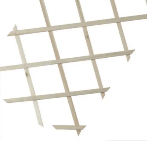 Nouvel Arrivage Treillis en bois FSC extensible TRELLIWOOD - 1 x 3 m - Naturel - NORTENE