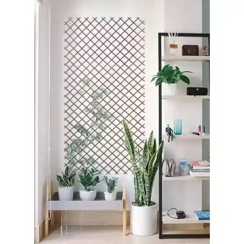 Petit Prix Treillis extensible en bambou bicolore 1 x 2 m - naturel - support pour plantes grimpantes - NORTENE