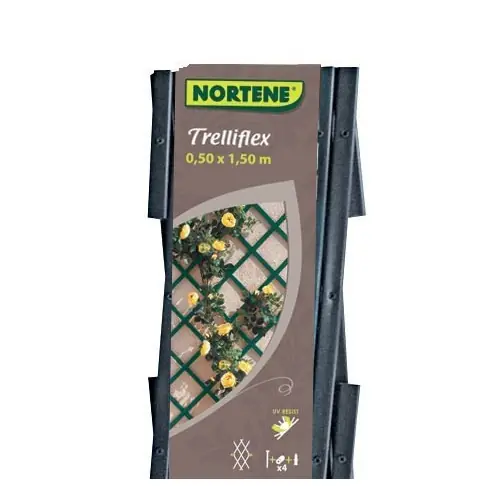 Dernier Modèle Treillis extensible en PVC 0,5 x 1,5 m gris TREILLIFLEX - NORTENE