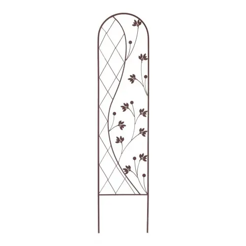 Treillis floral zen" Yin and Yang" 0,35 x 1,50 m - Marron - NORTENE Jusqu'à Épuisement Des Stocks