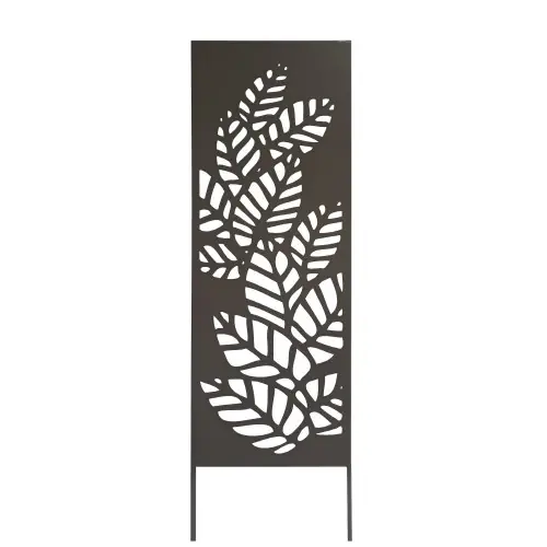 Trellis métal décoratif à planter ATHEA - 0,33 x 1,20 m - Brun - NORTENE Livraison Express