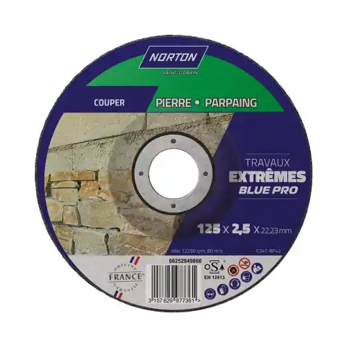 Prix Réduit Disque 125×2,5 mater NORTON extreme – NORTON