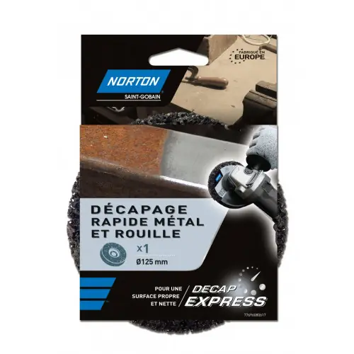 Disque décapant express NORTON, 125 mm, métal et rouille – NORTON Remise