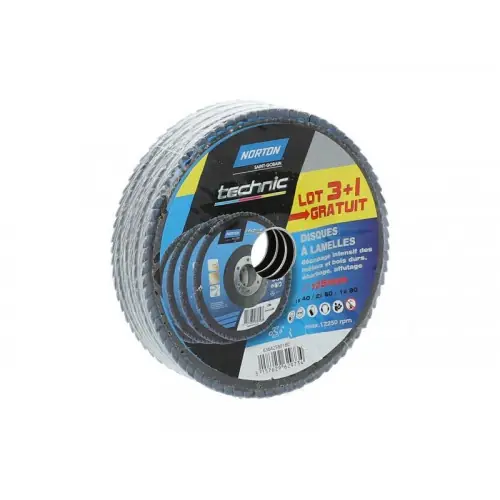 Disque Lamelle Assortiment + 1 Gratuit Lot 3 – NORTON Quantité Limitée