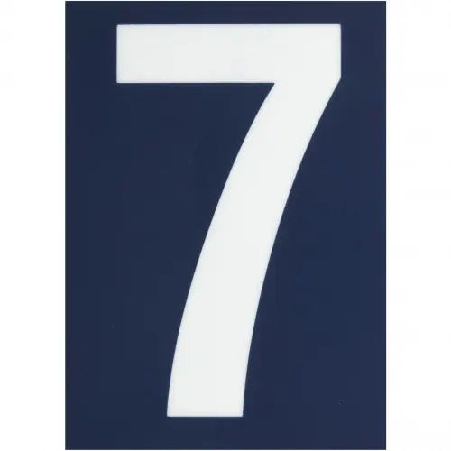 Commander Vite Chiffre 7 en plastique mat H.9 x l.6.5 cm – Novap