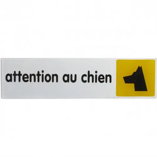 Top Vente Plaque attention au chien en plastique – Novap