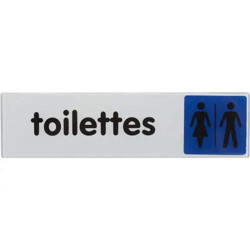 Affaire À Saisir Plaque toilettes h/f en plastique – Novap