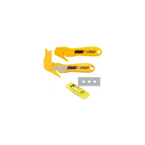 Cutter bec de canard special emballage SKB-10 Etui de 10 lames réversibles 17,8 mm - OLFA-CARPENTRAS DONARIER Retour Gratuit