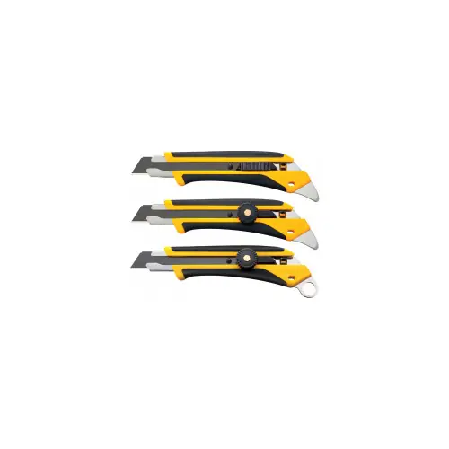 Pas Cher Cutter de chantier ‘x-design‘ a talon metal L6 Cutter 18 mm à molette avec talon d‘ancrage - OLFA-CARPENTRAS DONARIER