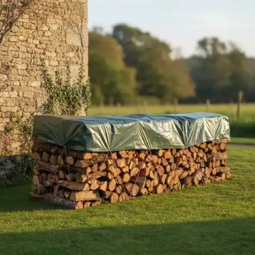 Prix Réduit Bâche de protection verte 4 x 6 m – étanche et recyclable – Ombréa