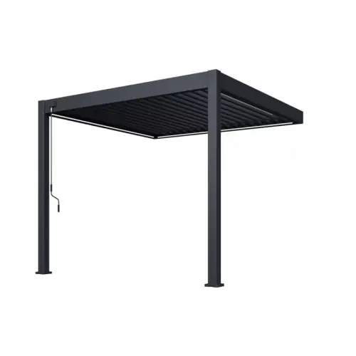 Prix Bas Kit LED pour pergola bioclimatique adossée 3 x 3 m - éclairage RVB connecté - Ombréa