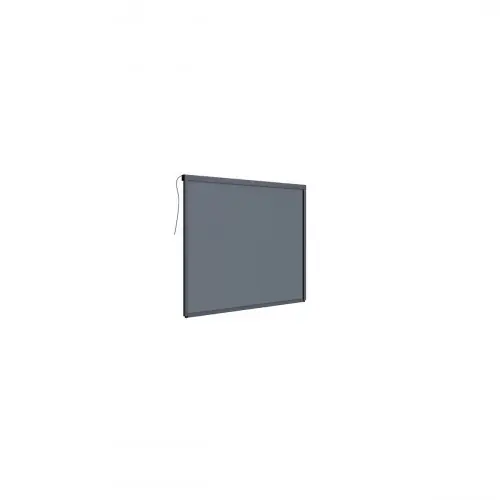 Store vertical motorisé pergola 279 cm aluminium textilène – gris anthracite – Ombréa Must-Have