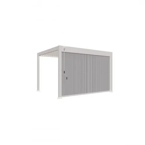 Store vertical pergola 370 cm – aluminium textilène – blanc – Ombréa Expédié Aujourd&rsquo;hui