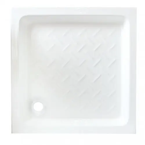 Quantité Limitée Receveur de douche, grès, blanc L.80 x l.80 cm, CERA ONDEE – ONDEE