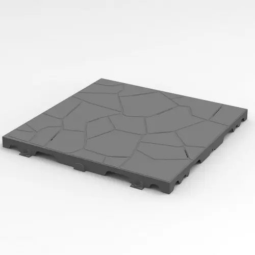 Prix Promo Dalle clip SNAPTILE, gris, L. 38 x L. 38 cm x Ep. 25 mm – ONEK
