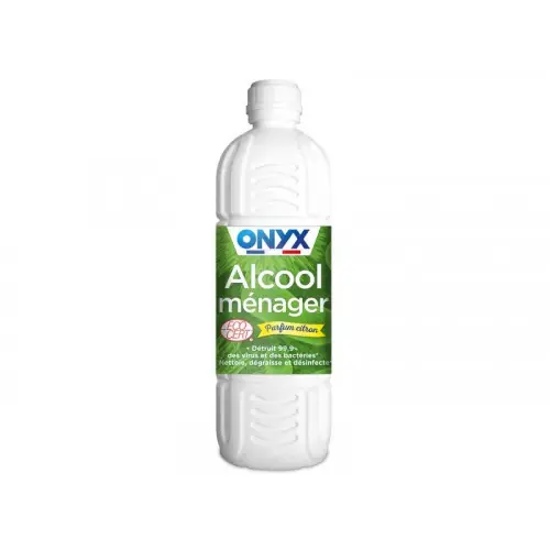 Alcool ménager 70° liquide – 1L parfum citron – ONYX Marque