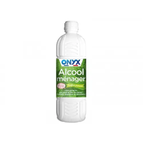 Pas Cher Alcool ménager 70° liquide – parfum pomme 1L – ONYX