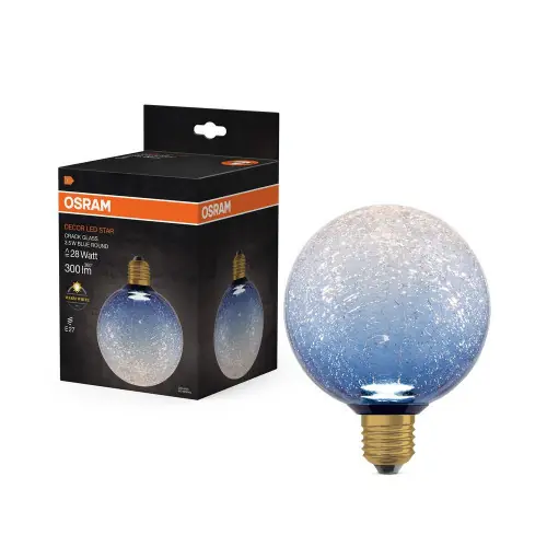 Ampoule led décorative globe E27, 300lm , bleu, OSRAM – OSRAM Meilleur Prix