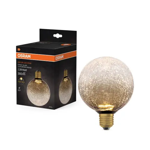 Soldes Ampoule led décorative globe E27, 300lm , gris, OSRAM – OSRAM